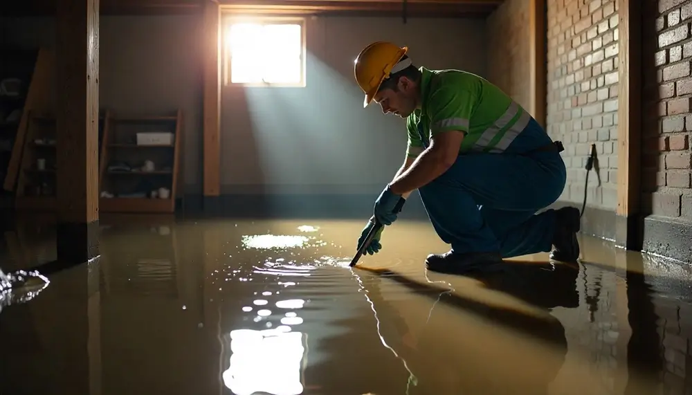 Professional water damage restoration services in Butte Des Morts, WI
